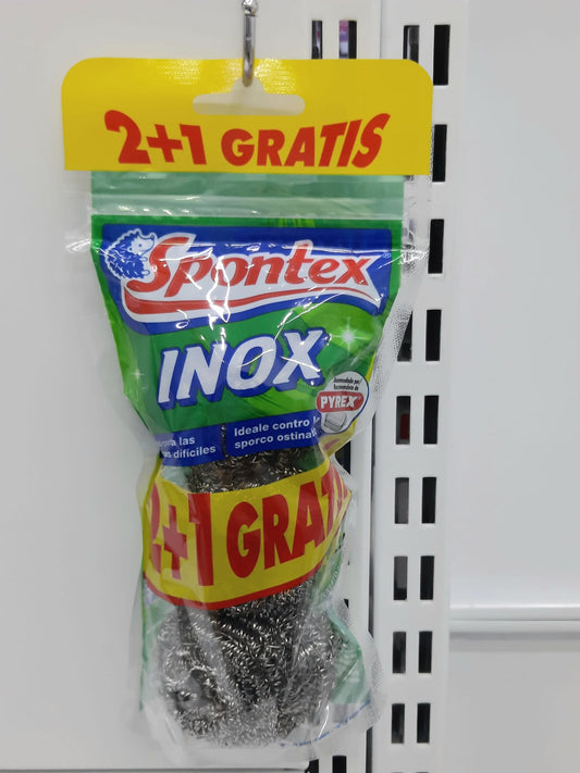 Spontex inox 2+1