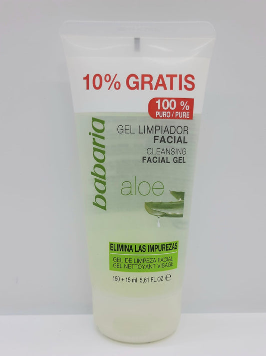 Babaria Gel limpiador facial Aloe