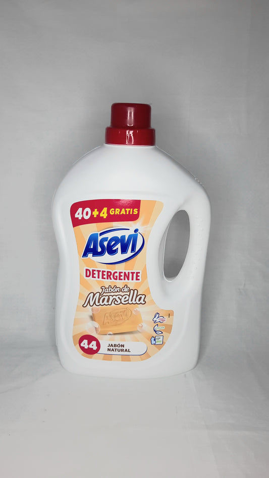 Asevi Detergente Jabón marsella 44 lavados